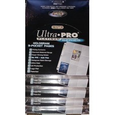 Ultra Pro - 500 Pages of Platinum Series 9 Pockets Binder Sheets (5 Boxes)